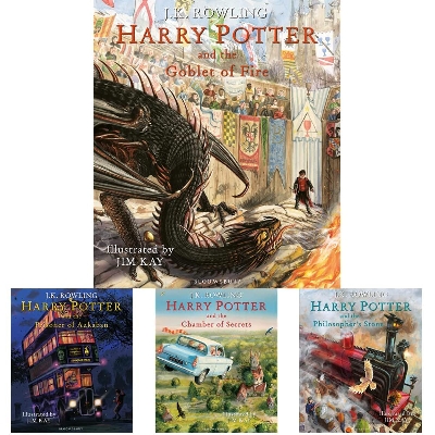 Picture of Harry Potter & Goblet Of Fire:Illustrated+Harry Potter & Prisoner Of Azkaban:Illustrated+Harry Potte