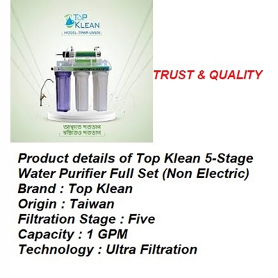 Picture of Top Klean 5-Stage Water Purifier Full Set (Non Electric)