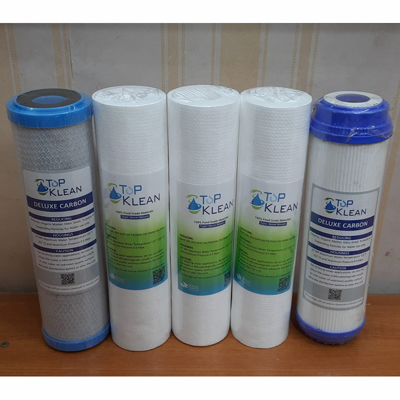 Picture of Sediment Filter PP -3 Pcs, CTO Net Carbon-1 Pcs, UDF Box Carbox-1 Pcs (5 Pcs Package)