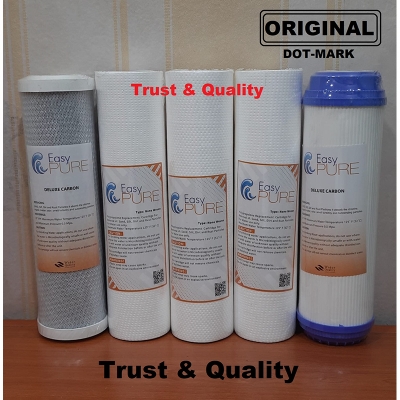 Picture of সেডিমেন্ট ফিল্টার pp (1 মাইক্রন)-3 পিস, cto নেট কার্বন-1 পিস এবং 10 "udf বক্স Carbox-1 পিস (5 পিস প্যাকেজ)