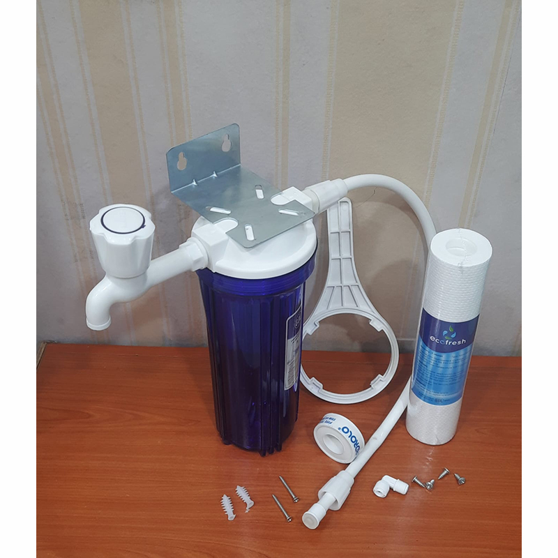 Picture of 10 Inch Water Filter Purifier with all Accessories for Household Iron Removal Water Cartridge Filter (FULL PAKAGE)