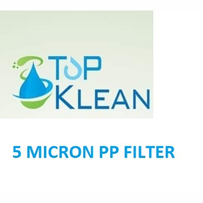 Picture of 10 pcs PP Sediment Filter - Cartridge 10"- White (5-micron) TOP KLEAN