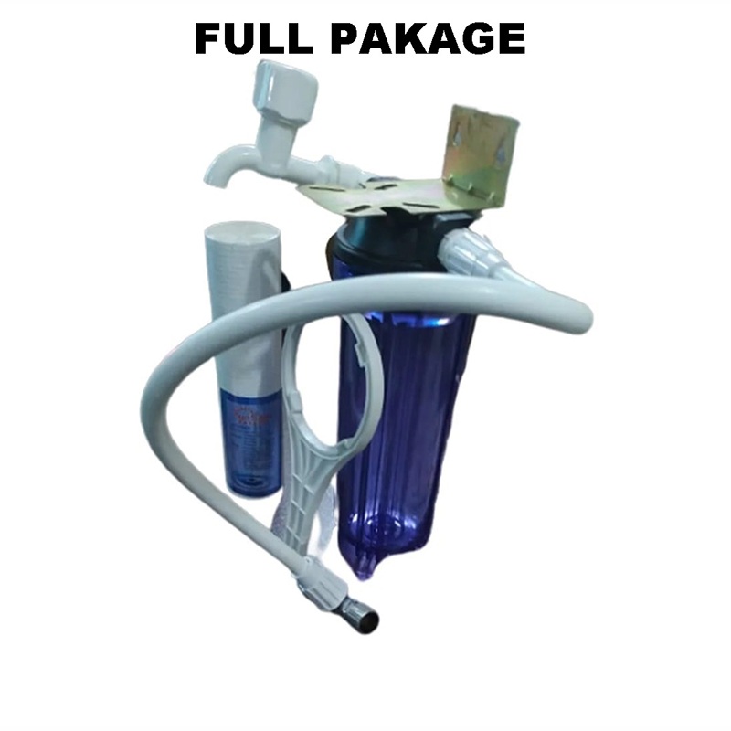 Picture of 10 Inch Water Filter Purifier with all Accessories for Household Iron Removal Water Cartridge Filter (FULL PAKAGE)