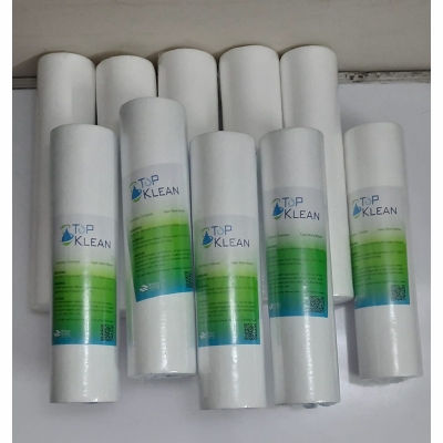 Picture of 10 pcs PP Sediment Filter - Cartridge 10"- White (5-micron) TOP KLEAN