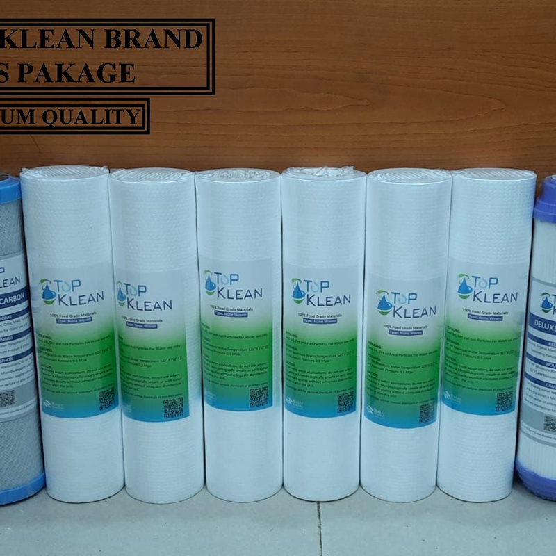Picture of Sediment Filter PP -6 Pcs, CTO Net Carbon-1 Pcs, UDF Box Carbox-1 Pcs (8 Pcs Package) TOP KLAN BRAND