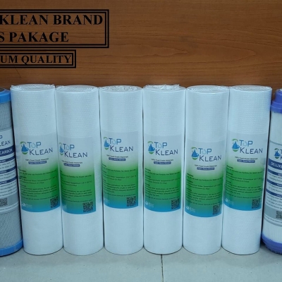 Picture of Sediment Filter PP -6 Pcs, CTO Net Carbon-1 Pcs, UDF Box Carbox-1 Pcs (8 Pcs Package) TOP KLAN BRAND
