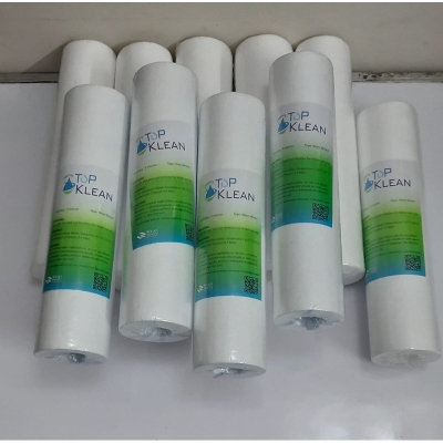 Picture of 10 pcs PP Sediment Filter - Cartridge 10"- White (5-micron) TOP KLEAN