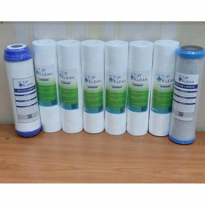 Picture of Sediment Filter PP -6 Pcs, CTO Net Carbon-1 Pcs, UDF Box Carbox-1 Pcs ( Pcs Package) TOP KLEAN