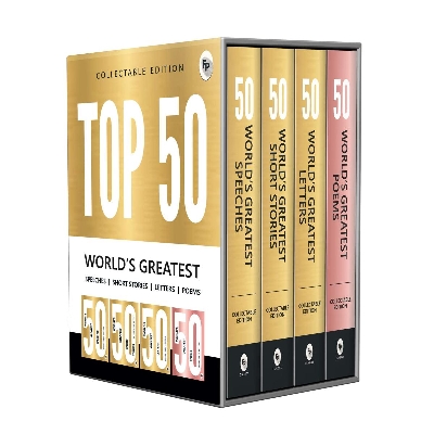 Picture of Top 50 World’s Greatest Short Stories, Speeches, Letters & Poems,(Box Set of 4 Books) Paperback