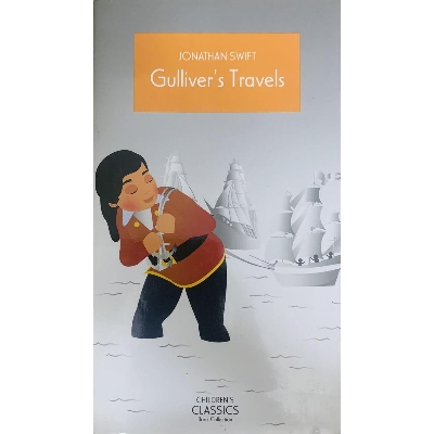 Picture of Gulliver Travels Illustrated Abridged Children Classics English Novel with Review Questions Hardback