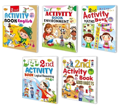 Picture of 2nd Activity Books Set (Paperback) Imported Book