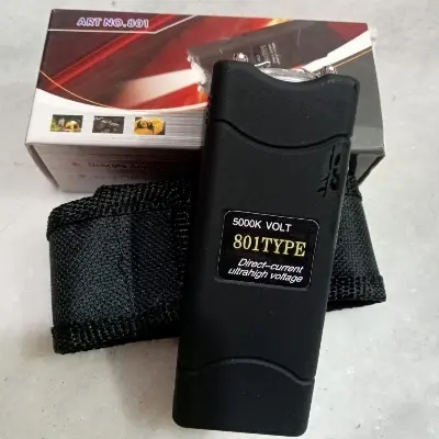 Picture of Electric Shock Torch For Security Guards | MNK SHOP (Black)