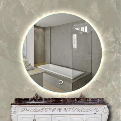 Picture of Premium Quality & Customizable High Intensity LED Touch Mirror - Round - Copper Free - 24x24 Inch