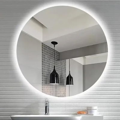 Picture of Premium Quality & Customizable High Intensity LED Touch Mirror - Round - Copper Free - 30x30 Inch