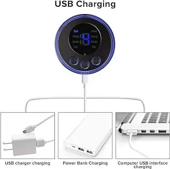 Picture of 8-Mode Neck Massager with USB Charging | MNK SHOP (Black)