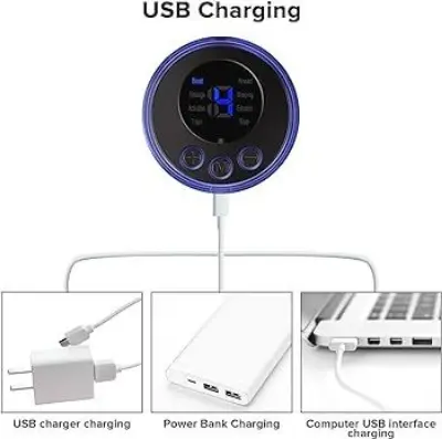 Picture of USB Powered EMS Mini Massager Pad | MNK SHOP (Black)