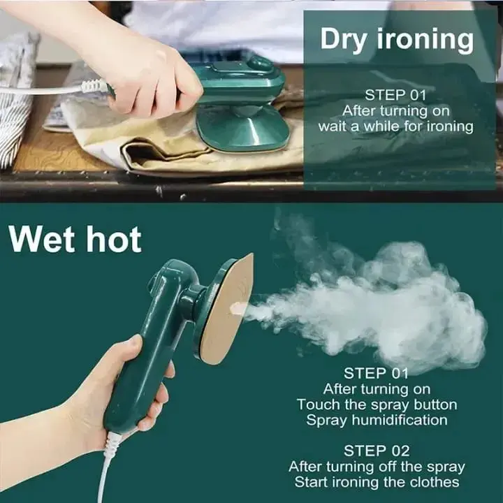 Picture of Portable Steam Press with Anti-Scald Body | MNK SHOP (Green)