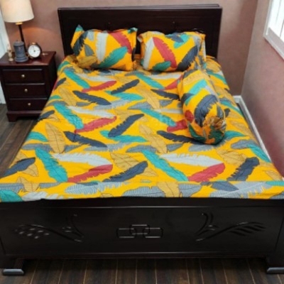 Picture of Premium Cotton Printed Bedsheet King Size Soft Comfortable Bedroom Use - 1766834794_L_7