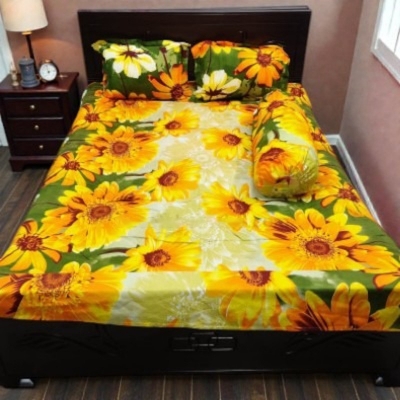 Picture of Premium Cotton Printed Bedsheet King Size Soft Comfortable Bedroom Use - 1766834794_L_1