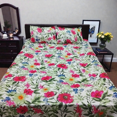 Picture of Premium Cotton Printed Bedsheet King Size Soft Comfortable Bedroom Use - 1767518996_L_12