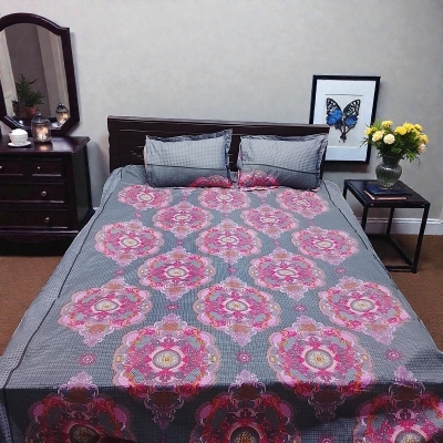 Picture of Premium Cotton Printed Bedsheet King Size Soft Comfortable Bedroom Use - 1767518996_L_15