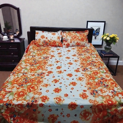 Picture of Premium Cotton Printed Bedsheet King Size Soft Comfortable Bedroom Use - 1767519194_L_6