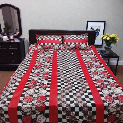 Picture of Premium Cotton Printed Bedsheet King Size Soft Comfortable Bedroom Use - 1767519194_L_10 (1)