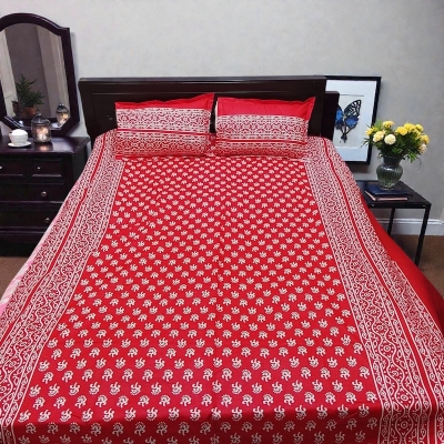 Picture of Premium Cotton Printed Bedsheet King Size Soft Comfortable Bedroom Use - 1767636206_L_6