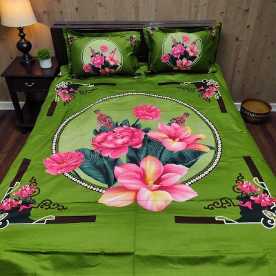 Picture of Premium Cotton Printed Bedsheet King Size Soft Comfortable Bedroom Use - 1769065911_L_12
