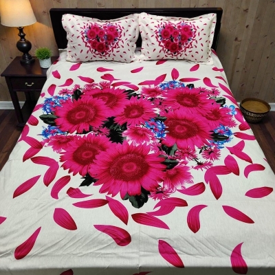 Picture of Premium Cotton Printed Bedsheet King Size Soft Comfortable Bedroom Use - 1769065911_L_15