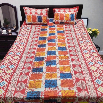 Picture of Premium Cotton Printed Bedsheet King Size Soft Comfortable Bedroom Use - 1769065994_L_11 (1)