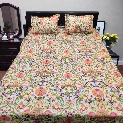 Picture of Premium Cotton Printed Bedsheet King Size Soft Comfortable Bedroom Use - 1769065994_L_8