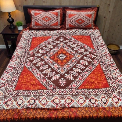 Picture of Premium Cotton Printed Bedsheet King Size Soft Comfortable Bedroom Use - 1769065911_L_14