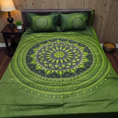 Picture of Premium Cotton Printed Bedsheet King Size Soft Comfortable Bedroom Use - 1769065911_L_5