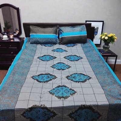 Picture of Premium Cotton Printed Bedsheet King Size Soft Comfortable Bedroom Use - 1767518996_L_4