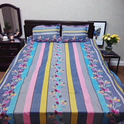 Picture of Premium Cotton Printed Bedsheet King Size Soft Comfortable Bedroom Use - 1767636206_L_1