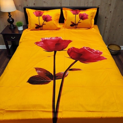 Picture of Premium Cotton Printed Bedsheet King Size Soft Comfortable Bedroom Use - 1769065911_L_1