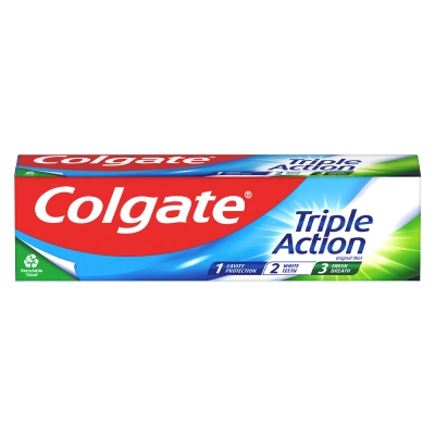 Picture of COLGATE TRIPAL ACTION TOOTHPASTE 200GM