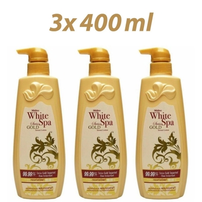 Picture of WHITE SPA LOTION 400ML GOLD