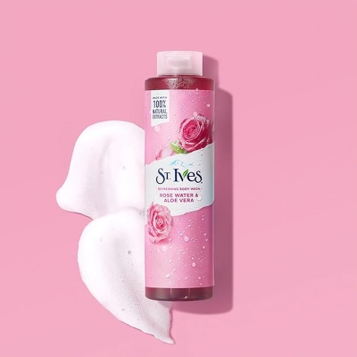 Picture of ST.IVES  SHOWER GEL 450ML ROSE WATER & ALOE VERA