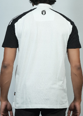 Picture of Manchester United Official design Polo Tshirt White & Black