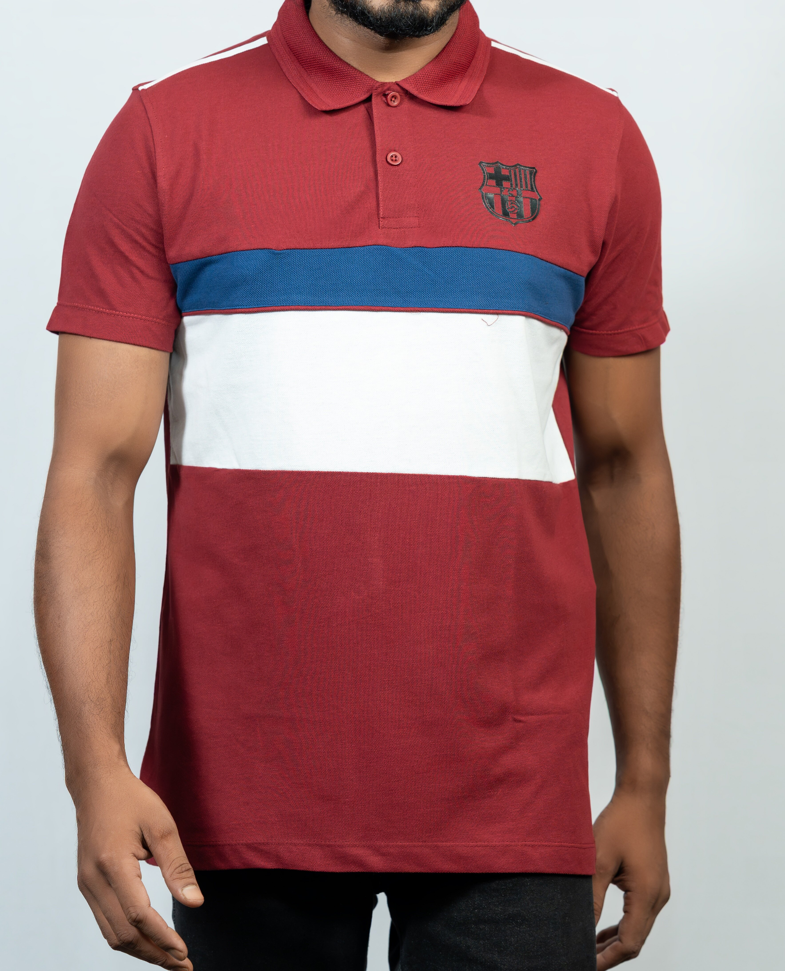 Picture of Barcelona Official design Polo Tshirt Maroon