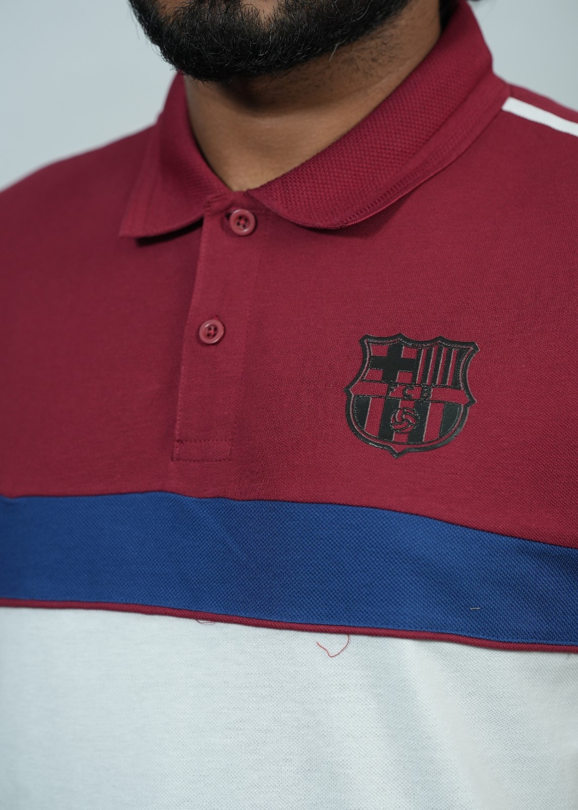 Picture of Barcelona Official design Polo Tshirt Maroon