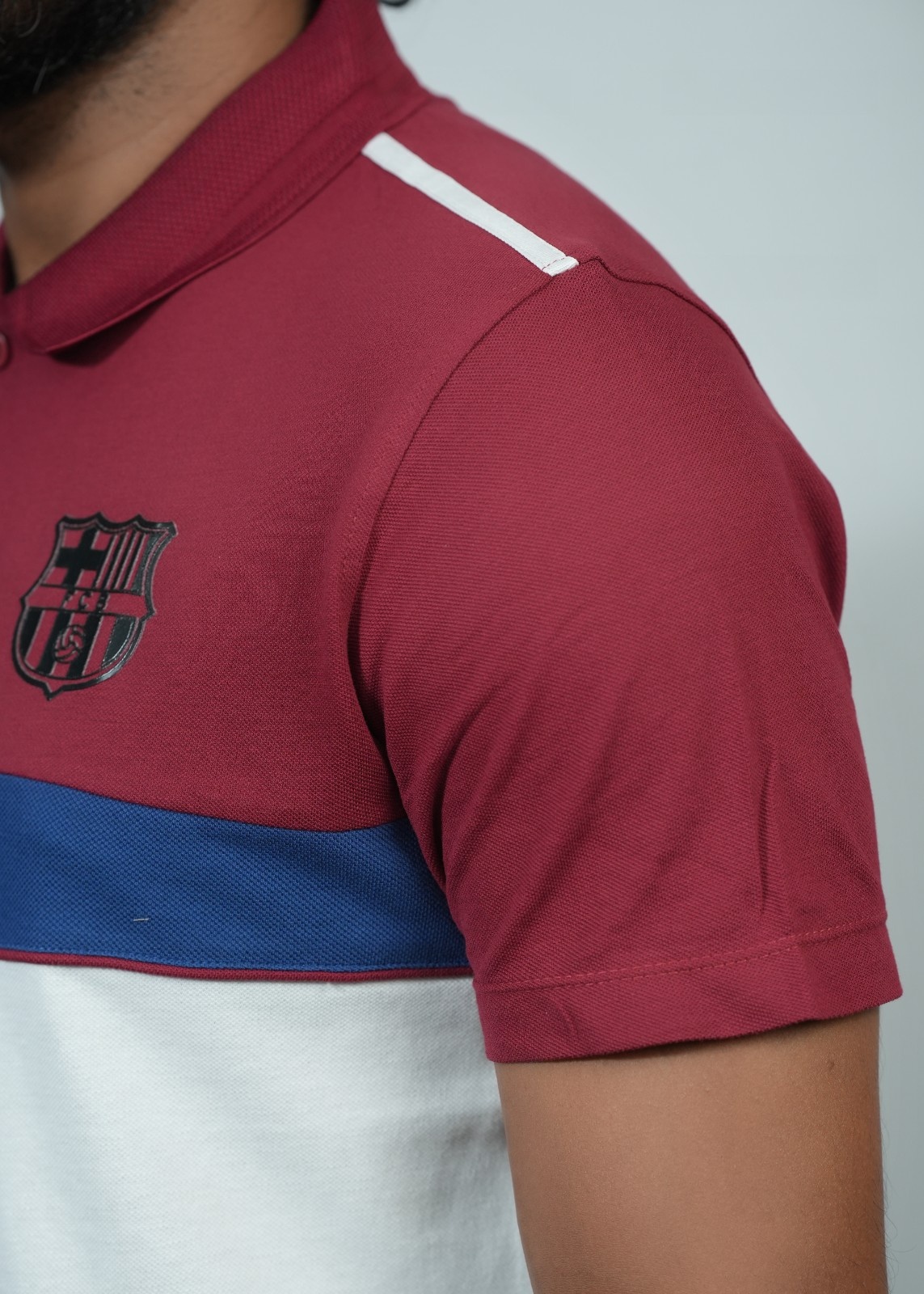 Picture of Barcelona Official design Polo Tshirt Maroon