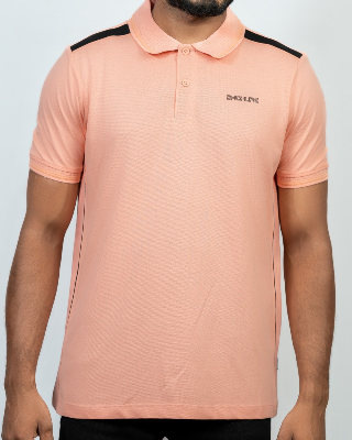Picture of Shohure Peach Color Polo Tshirt Peach
