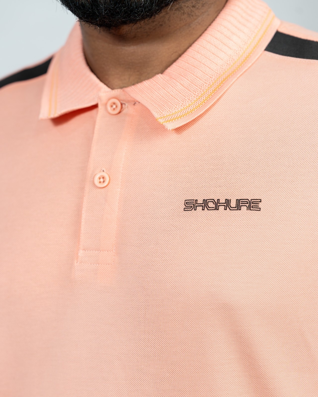 Picture of Shohure Peach Color Polo Tshirt Peach