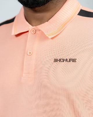 Picture of Shohure Peach Color Polo Tshirt Peach