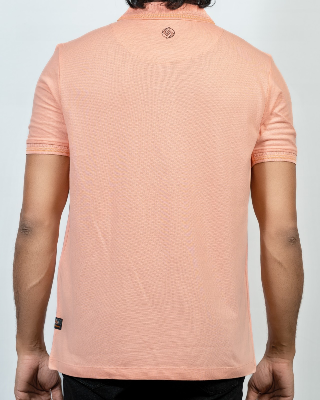 Picture of Shohure Peach Color Polo Tshirt Peach