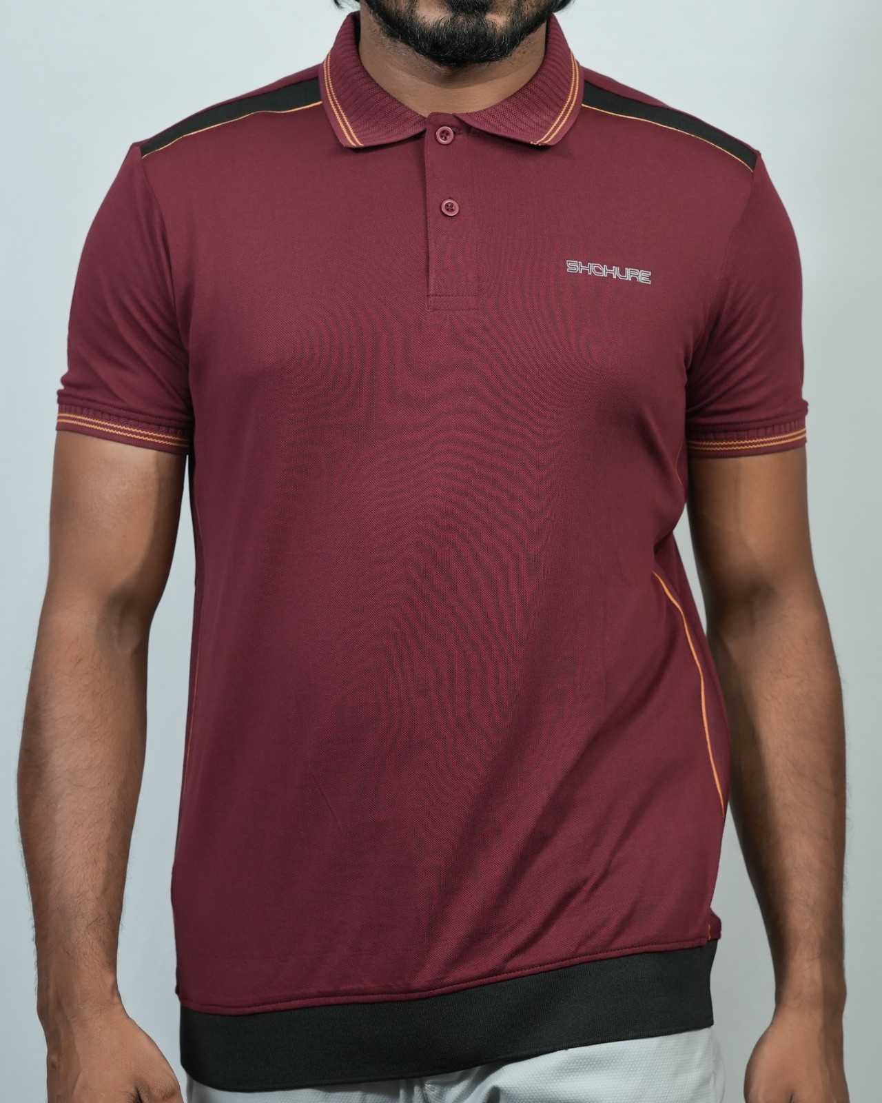 Picture of Shohure Coffee Color Polo Tshirt Coffee