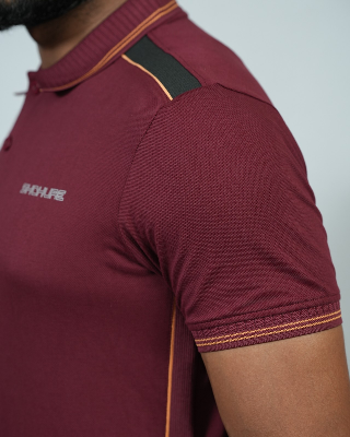 Picture of Shohure Coffee Color Polo Tshirt Coffee